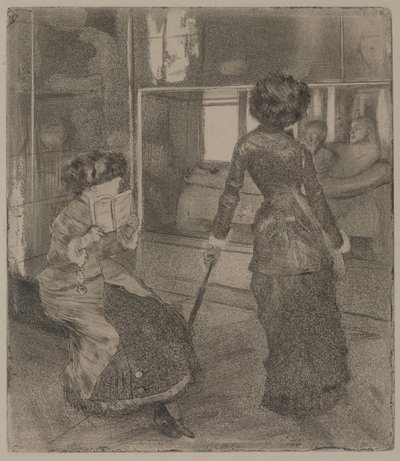 Mary Cassatt au Louvre : La Galerie étrusque - Edgar Degas