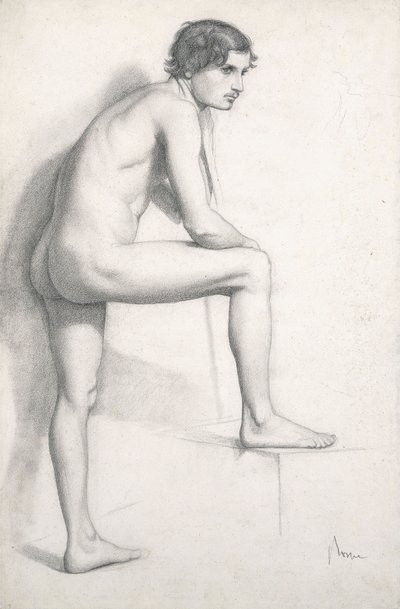 Étude de nu, c.1858 - Edgar Degas