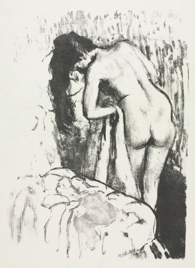 Femme nue debout, se séchant, 1891-1892 - Edgar Degas