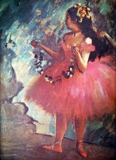 Danseuse en robe rose par Edgar Degas - Edgar Degas