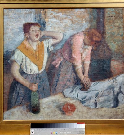 Peintures par Edgar Degas (1834-1917). 1884/86. Dim. 0,76 x 0,81 m. Paris, Musée d