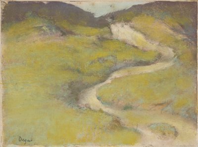 Sentier dans un champ, 1890 - Edgar Degas