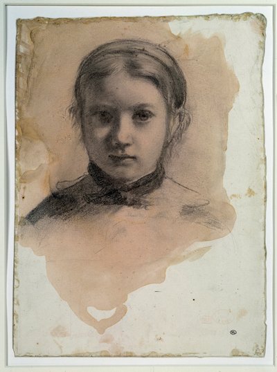 Portrait de Giovanna Bellelli (étude pour « La famille Bellelli ») - Edgar Degas