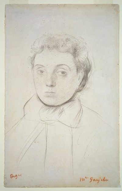 Portrait de Joséphine Gaujelin, avant 1867 - Edgar Degas