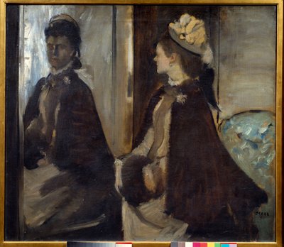 Portrait de Madame Jeantaud (1851-1929) dans le miroir - Edgar Degas