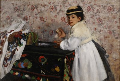 Portrait de Mlle. Hortense Valpinçon - Edgar Degas