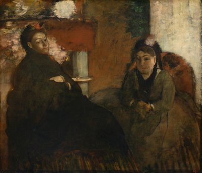 Portrait de Mme Lisle et Mme Loubens, 1866-70 - Edgar Degas