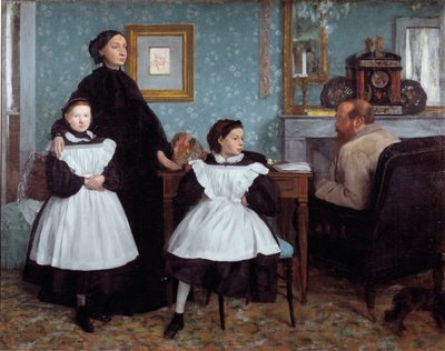 Portrait de la famille Bellelli (huile sur toile) - Edgar Degas