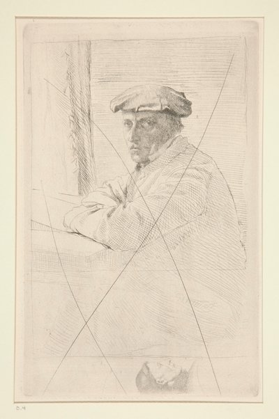 Portrait du graveur Joseph Tourny - Edgar Degas