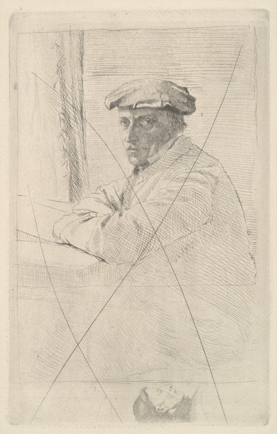 Portrait du graveur Joseph Tourny, 1857 - Edgar Degas