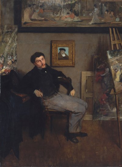 Portrait du peintre Tissot - Edgar Degas