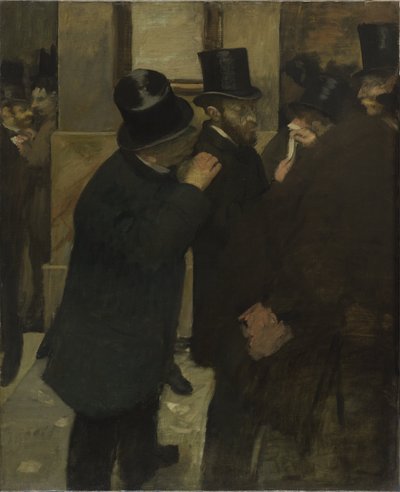 Portraits à la Bourse - Edgar Degas