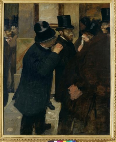 Portraits à la Bourse - Edgar Degas