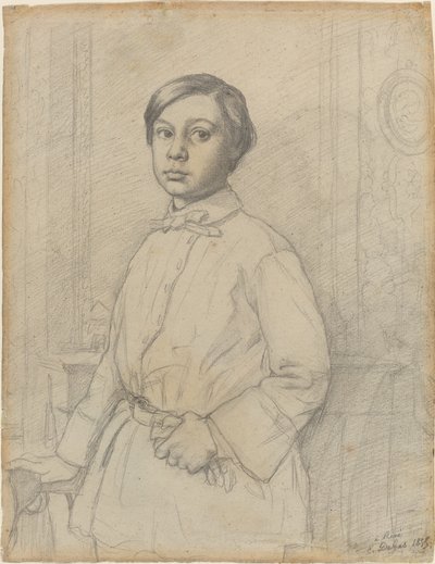 René de Gas [recto] - Edgar Degas