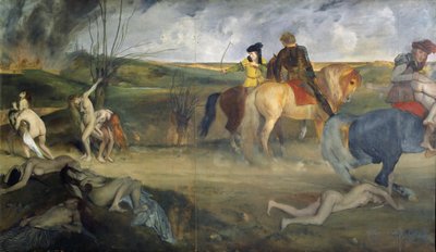 Scène de guerre au Moyen Âge, vers 1865 - Edgar Degas