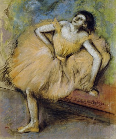 Danseuse assise, vers 1894 - Edgar Degas