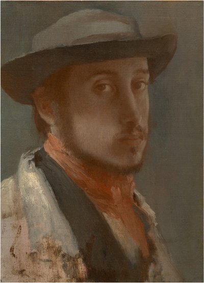 Autoportrait, vers 1858 - Edgar Degas