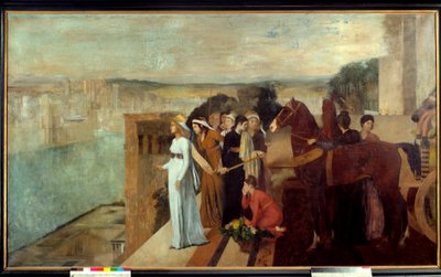 Sémiramis construisant Babylone - Edgar Degas