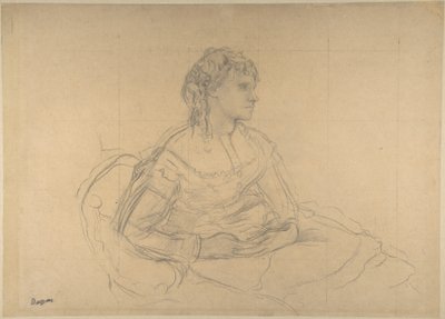 Étude pour « Madame Théodore Gobillard » (Yves Morisot) - Edgar Degas