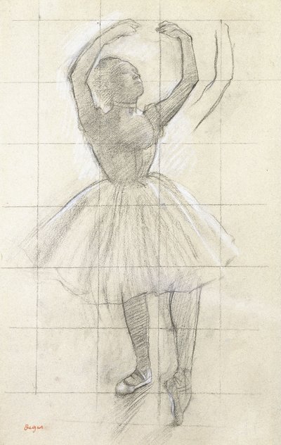Étude pour une danseuse posant, d