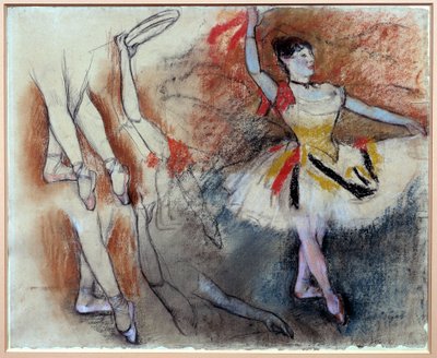 Danseuse au tambourin - Edgar Degas