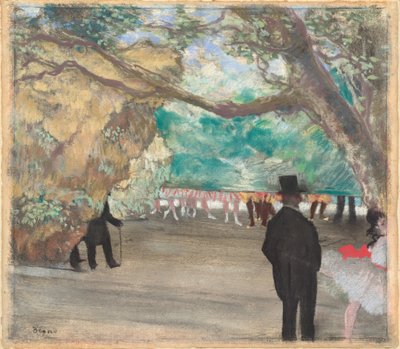 Le Rideau, vers 1880 - Edgar Degas