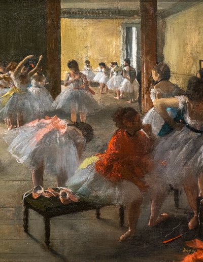 La classe de danse (détail) - Edgar Degas