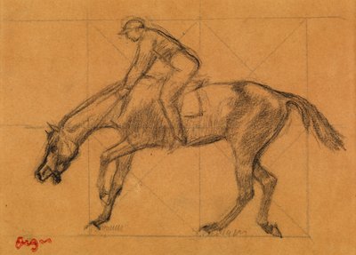 La fin de la course, vers 1882 - Edgar Degas