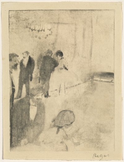 La Salle verte - Edgar Degas