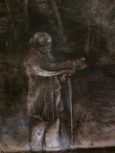 Le maître de ballet (détail) (réalisé en collaboration avec Ludovic Lepic) - Edgar Degas