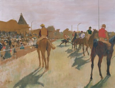 La Parade, ou Chevaux de course devant les tribunes, c.1866-68 - Edgar Degas