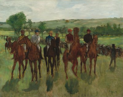 Les Cavaliers, c. 1885 - Edgar Degas