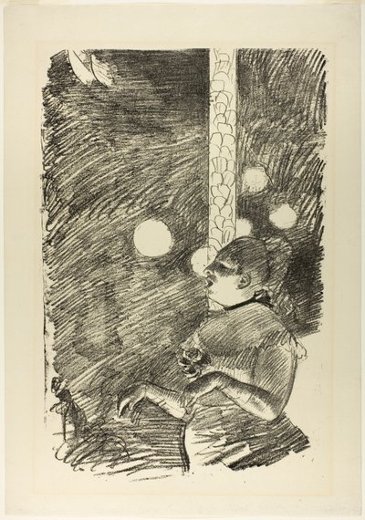 Le chant du chien - Edgar Degas
