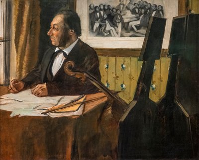 Le violoncelliste Louis-Marie Pilet - Edgar Degas