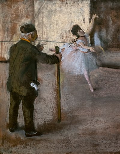 La leçon de danse (détail) - Edgar Degas