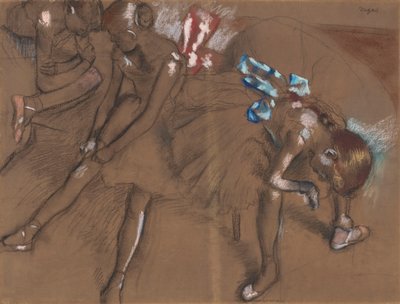Trois danseuses se reposant, vers 1880 - Edgar Degas