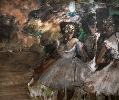 Trois danseuses en coulisses - Edgar Degas