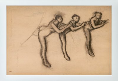Trois danseuses nues en arabesque - Edgar Degas