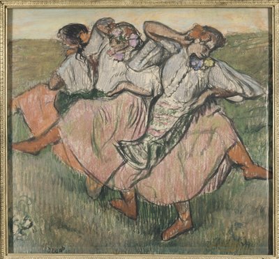 Trois danseuses russes - Edgar Degas