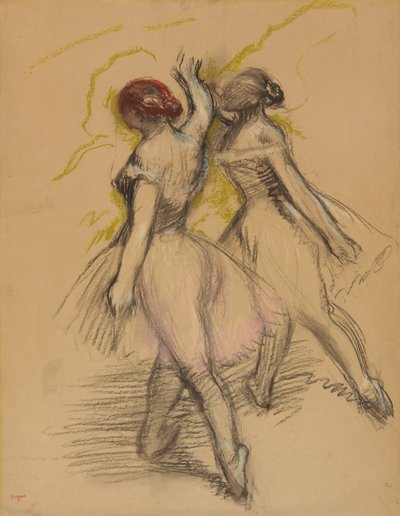 Deux danseuses évoluant, vers 1889 - Edgar Degas