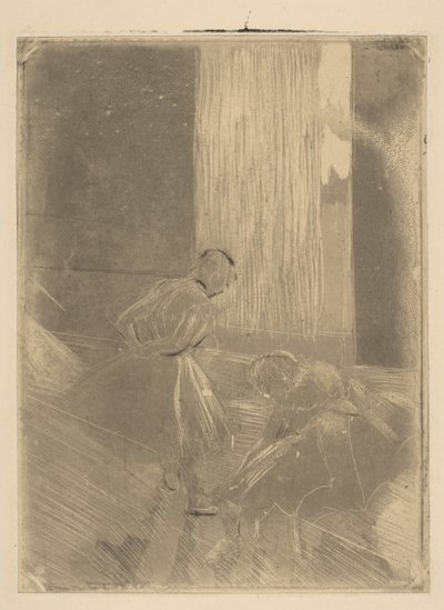Deux danseuses dans une salle de répétition, 1877-78 - Edgar Degas