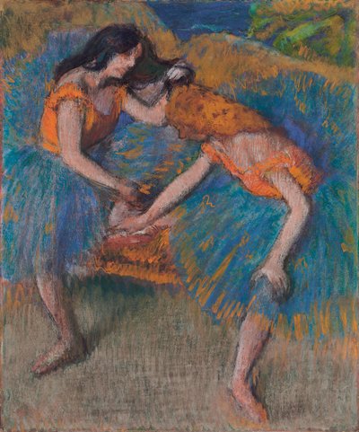 Deux danseuses avec corsages jaunes, c.1902 - Edgar Degas