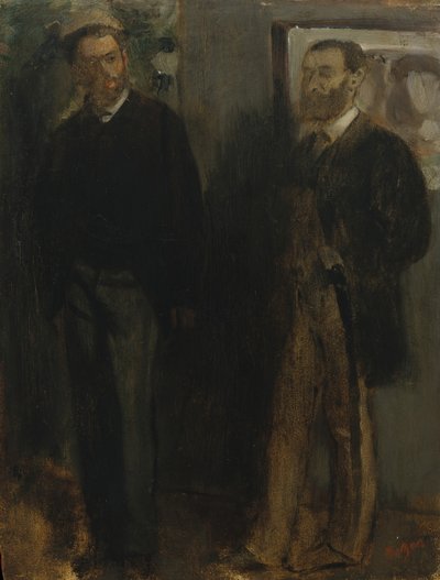 Deux hommes - Edgar Degas