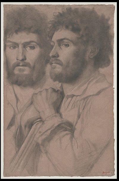 Deux études de portrait d