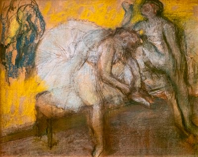 Deux danseuses au repos - Edgar Degas