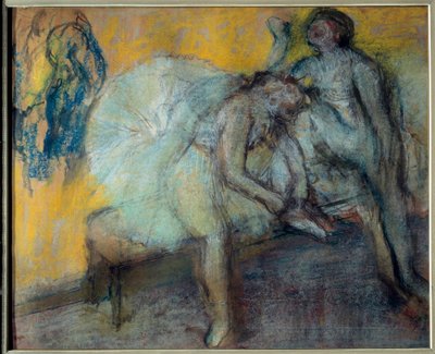 Deux danseuses au repos - Edgar Degas