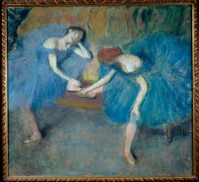 Deux danseuses au repos - Edgar Degas