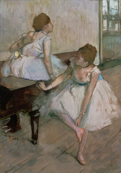 Deux danseuses au repos, 1874 - Edgar Degas