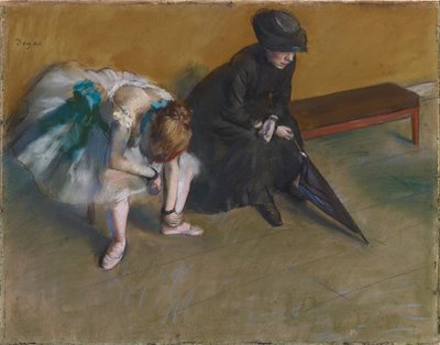 En attente - Edgar Degas