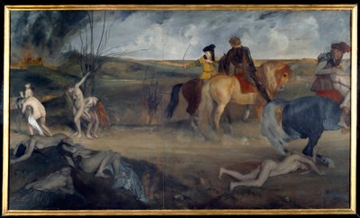 Scène de guerre au Moyen Âge - Edgar Degas